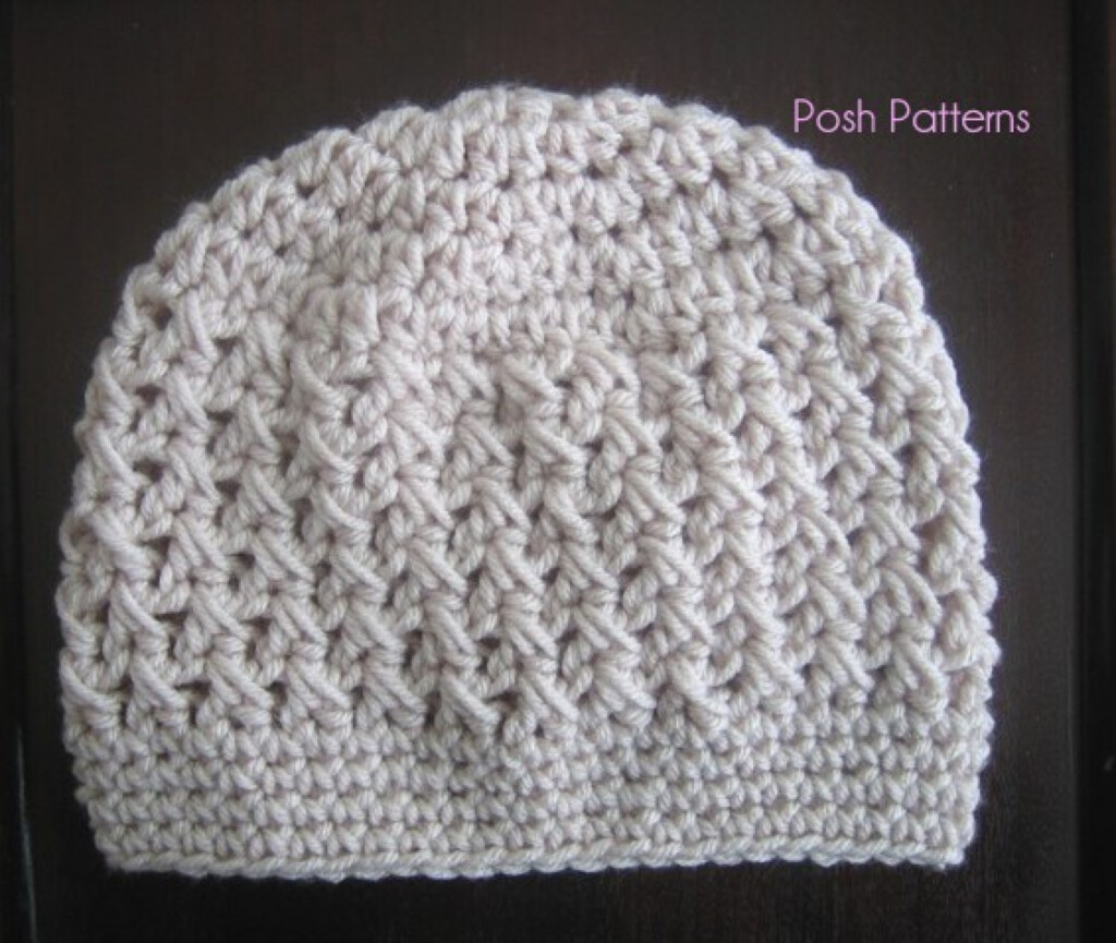 Crochet Hat Pattern Crochet Beanie And Flower