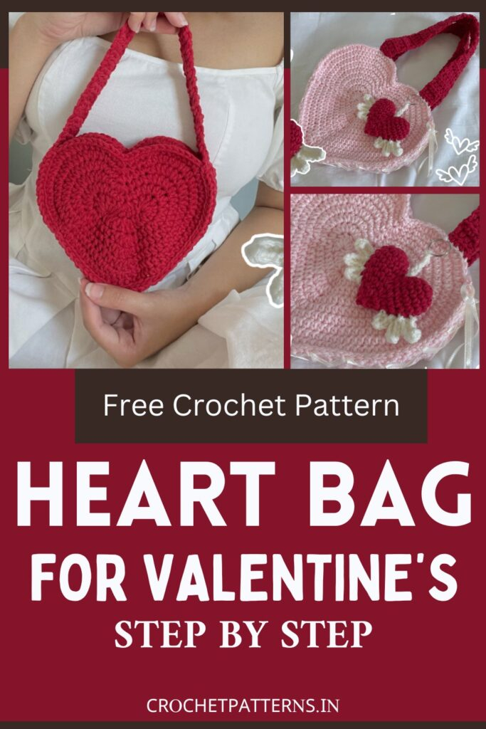Crochet Heart Bag Pattern For Valentine s Day Crafting