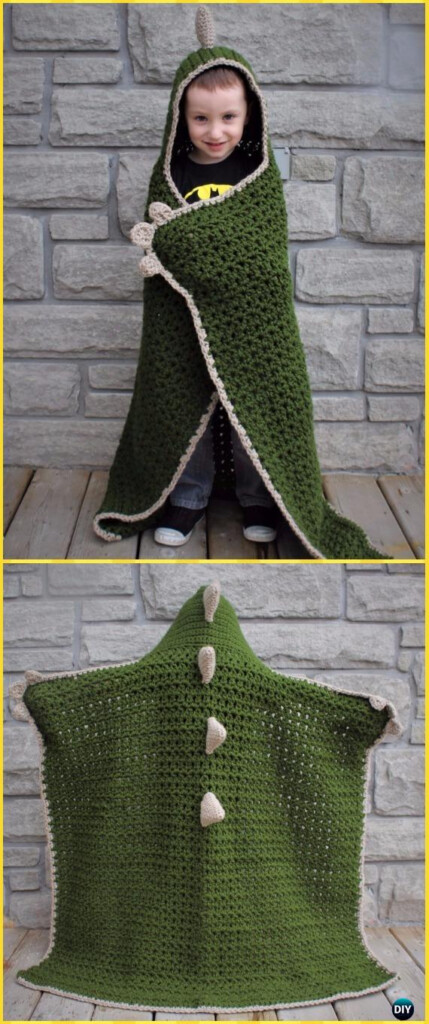 Crochet Hooded Blanket Free Patterns Tutorials