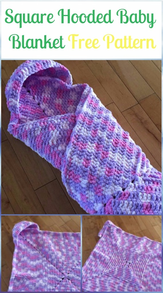 Crochet Hooded Blanket Free Patterns Tutorials