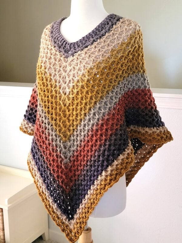 Crochet Hooded Poncho Pattern FREE Crochet Dreamz