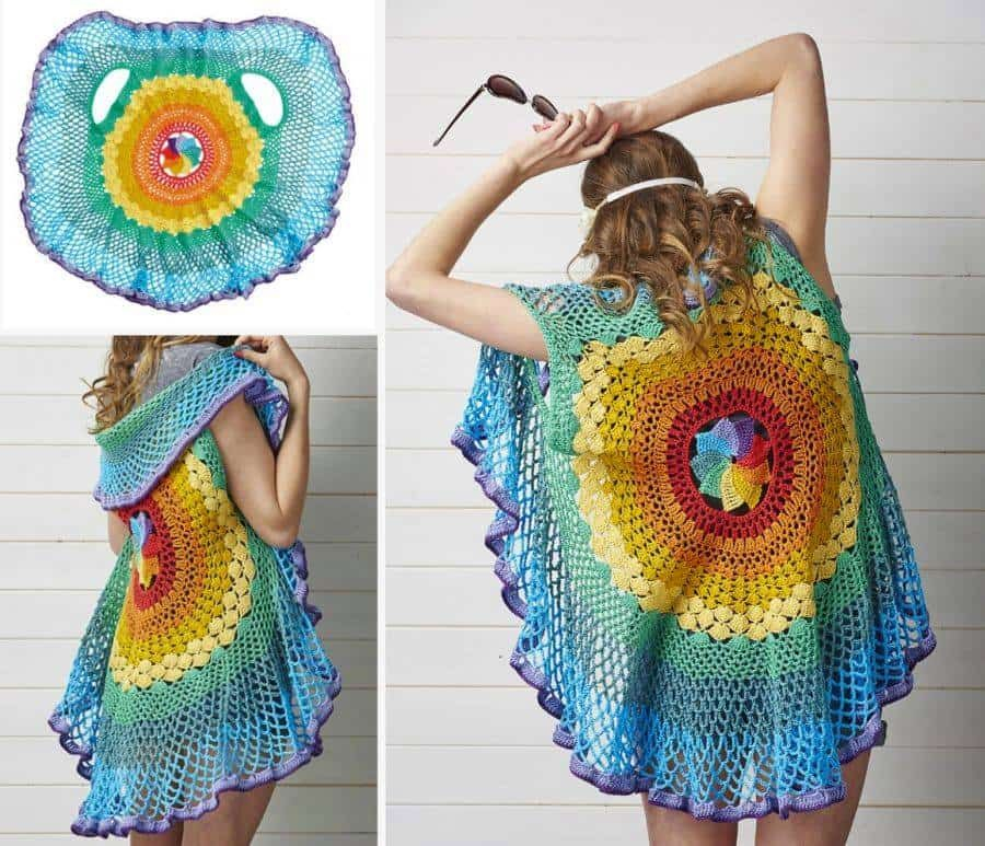 Crochet Mandala Vest Free Pattern Printable Templates Free