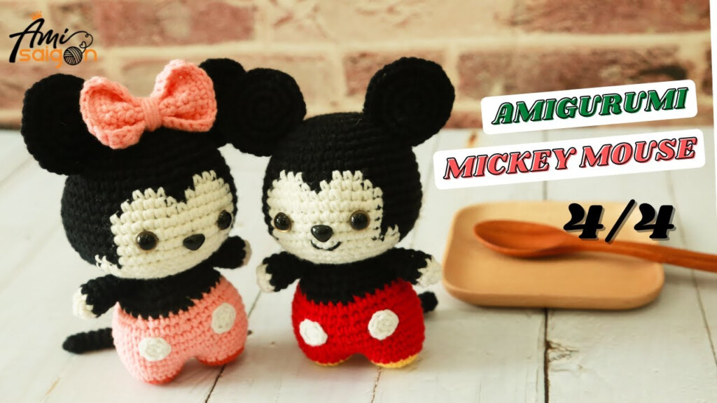 Crochet Mickey Mouse Amigurumi Free Crochet Pattern Ami Saigon