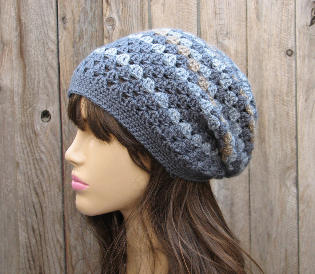 CROCHET PATTERN Slouchy Hat Crochet Pattern PDF Pattern Etsy