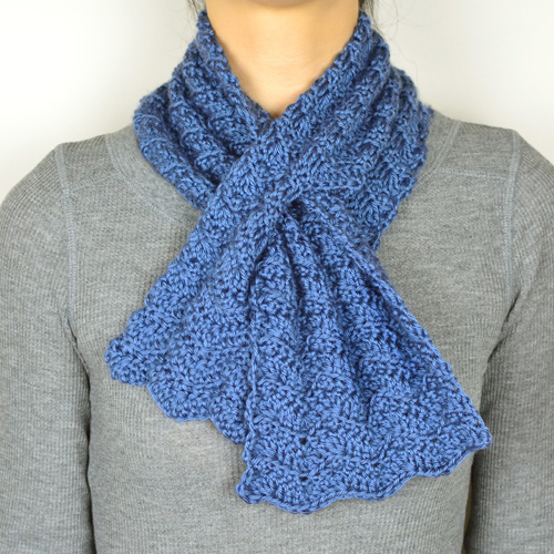 Crochet Pattern Subtle Chevron Keyhole Scarf Crochet Spot Bloglovin 