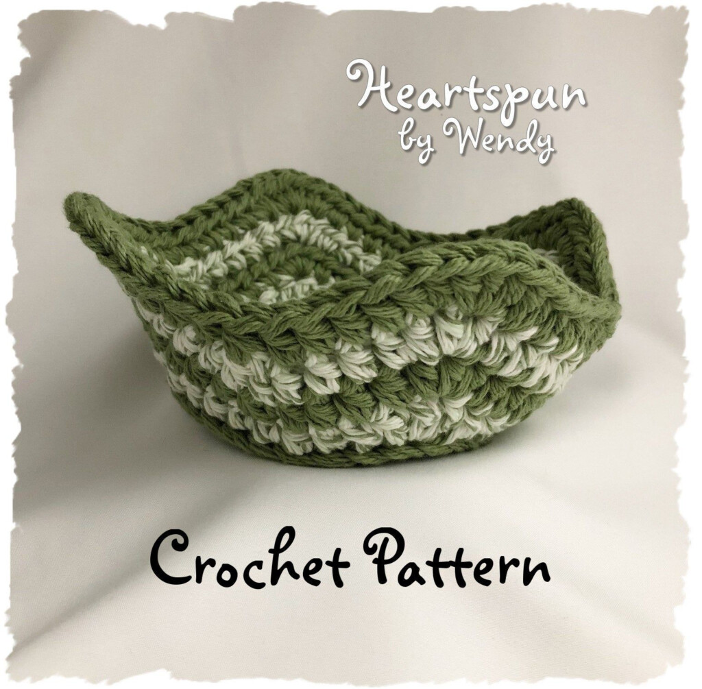 CROCHET PATTERN To Make A Striped Chevron Microwave Bowl Cozy Bowl Hot 