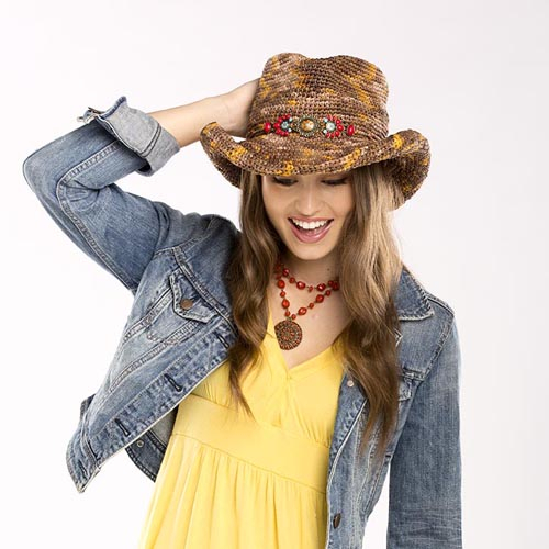 Crochet Patterns Galore Abilene Cowgirl Hat