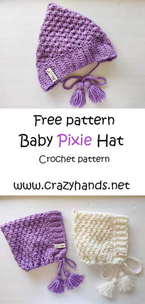 Crochet Pixie Hat Pattern Free