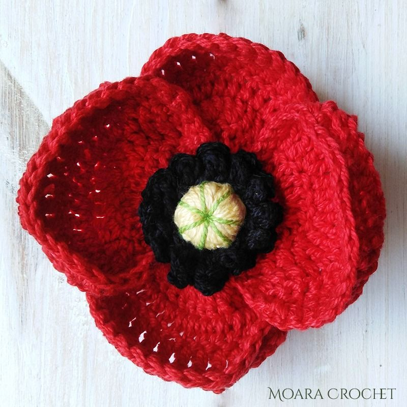 Crochet Poppy Free Pattern Artofit