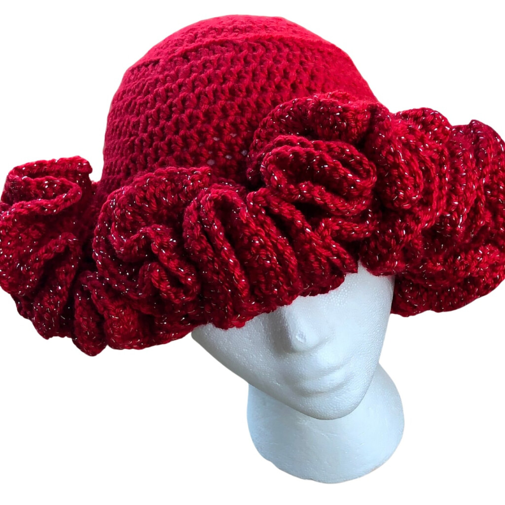 Crochet Ruffle Hat PATTERN Crochet Bucket Hat PATTERN Crochet 