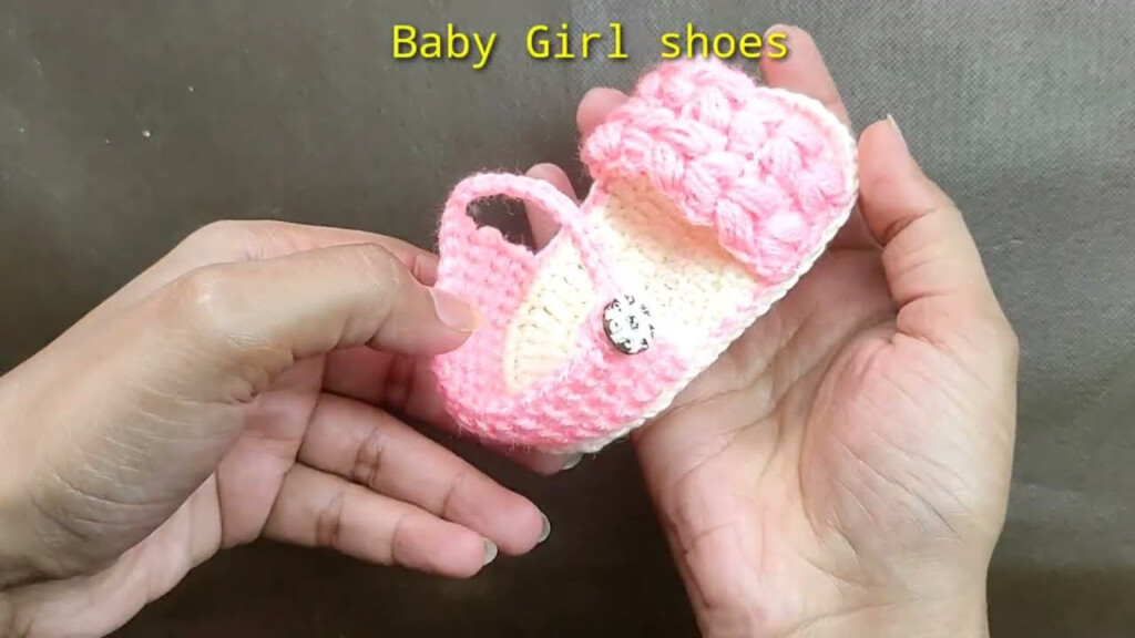 Crochet Sandals For Babies Free Pattern Step By Step Tutorial For 