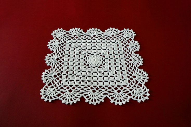 Crochet Square Lace Doily Crochet Doily Patterns Doily Patterns 