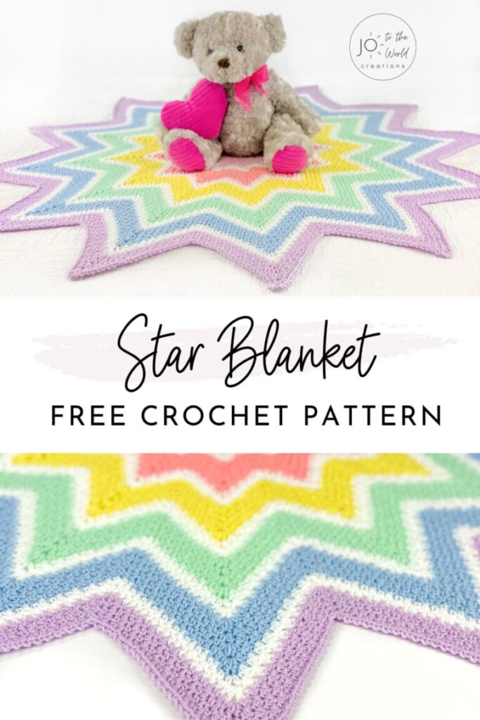 Crochet Star Blanket Pattern Free Jo To The World Creations