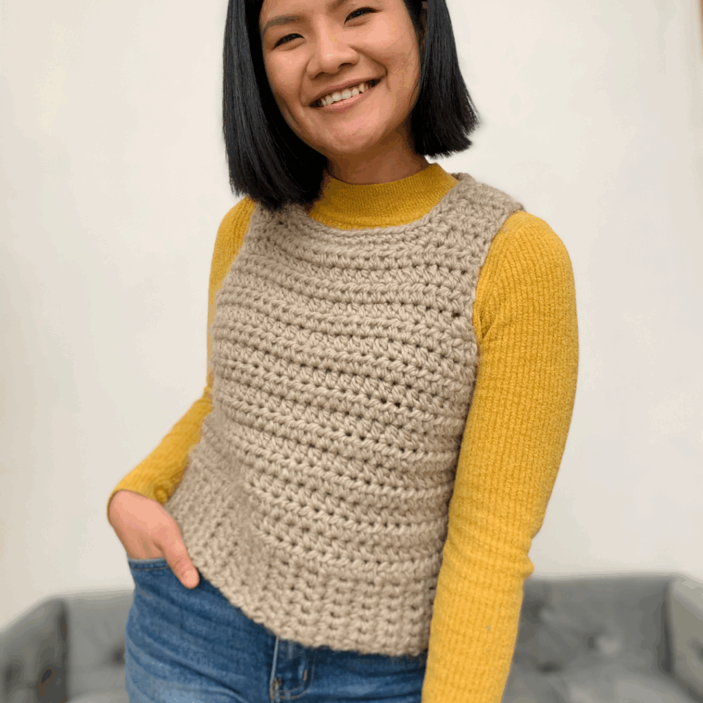 Crochet Sweater Vest Pattern KnitcroAddict