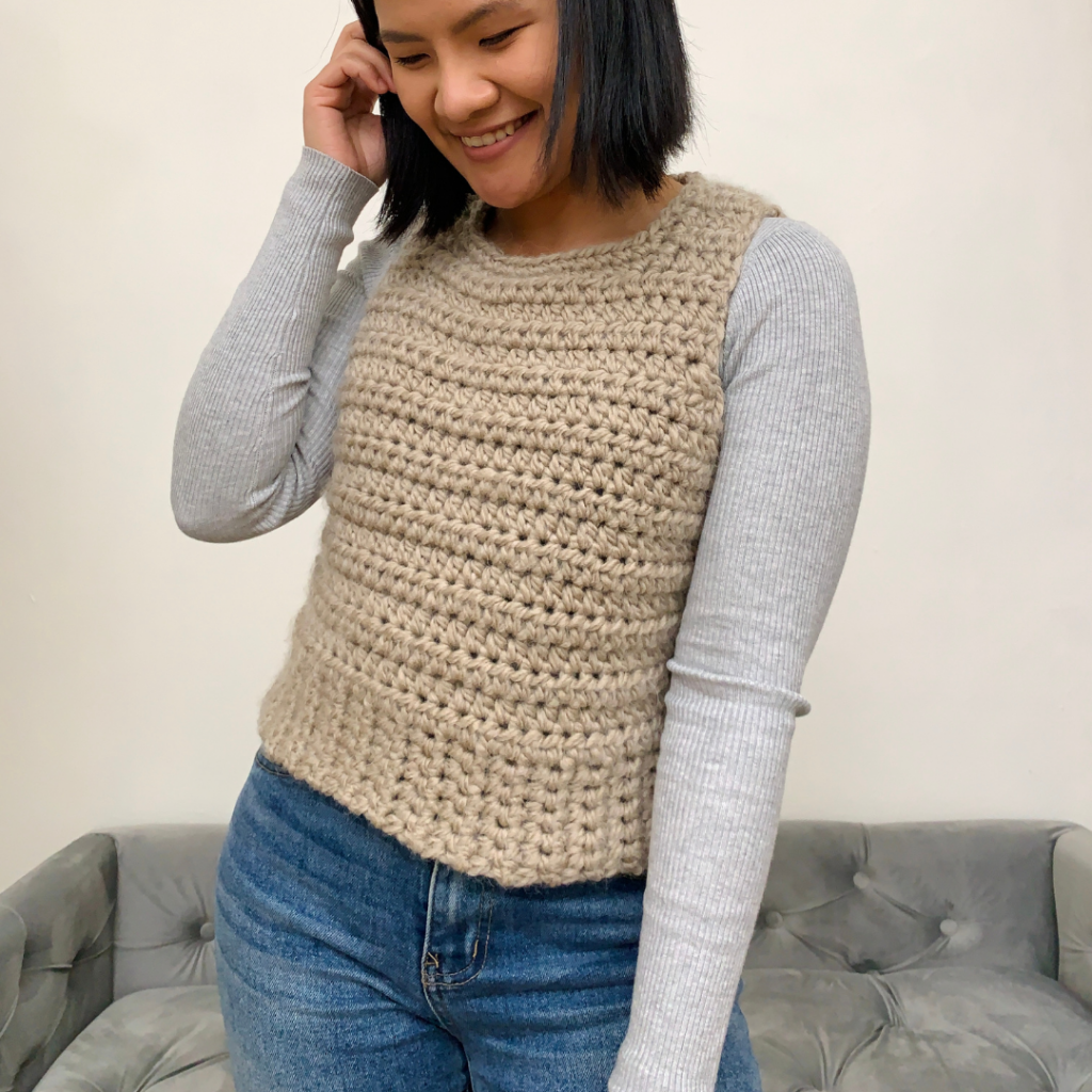 Crochet Sweater Vest Pattern KnitcroAddict