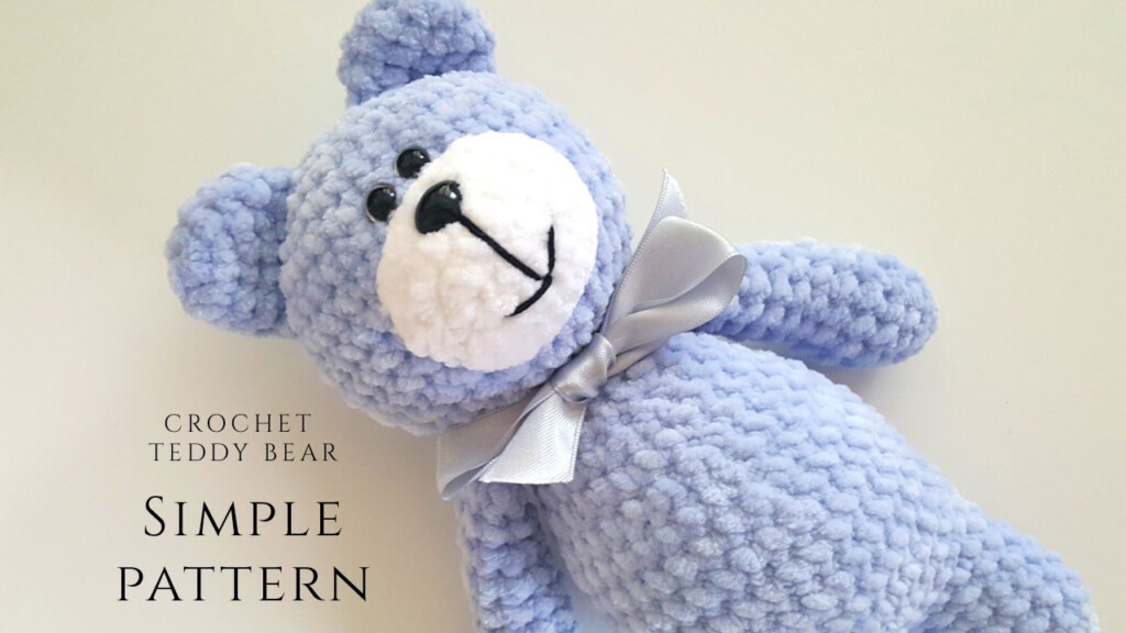 Crochet Teddy Bear Free Pattern Youtube Crochet Teddy Vrogue co