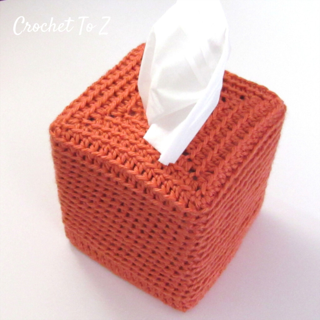 Crochet Tissue Box Cover Free Pattern It s A Quick And Easy Tissue Box 