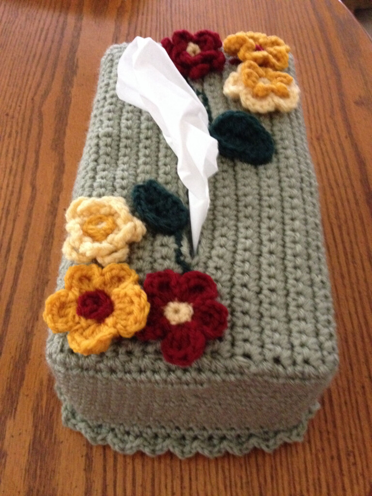 Crochet Tissue Box Cover Free Pattern It s A Quick And Easy Tissue Box 