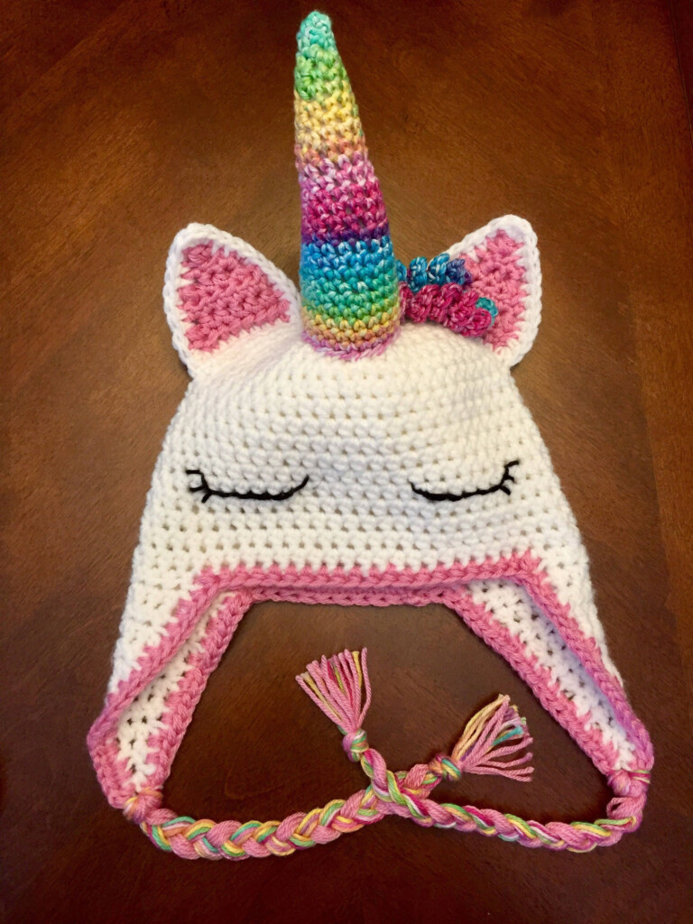 Crochet Unicorn Hat Pattern Free Web Magical Unicorn Crochet Hat 