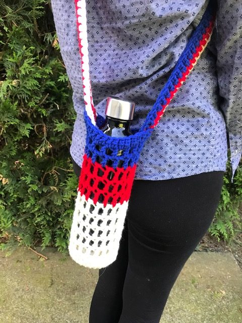 Crochet Water Bottle Holder Free Pattern Carroway Crochet