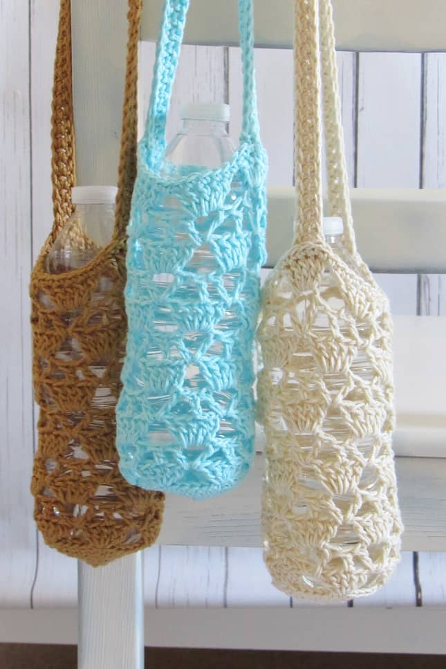Crochet Water Bottle Holder Pattern Crochet Dreamz
