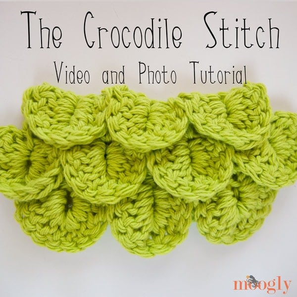 Crocodile Stitch Tutorial Free Crochet Tutorials