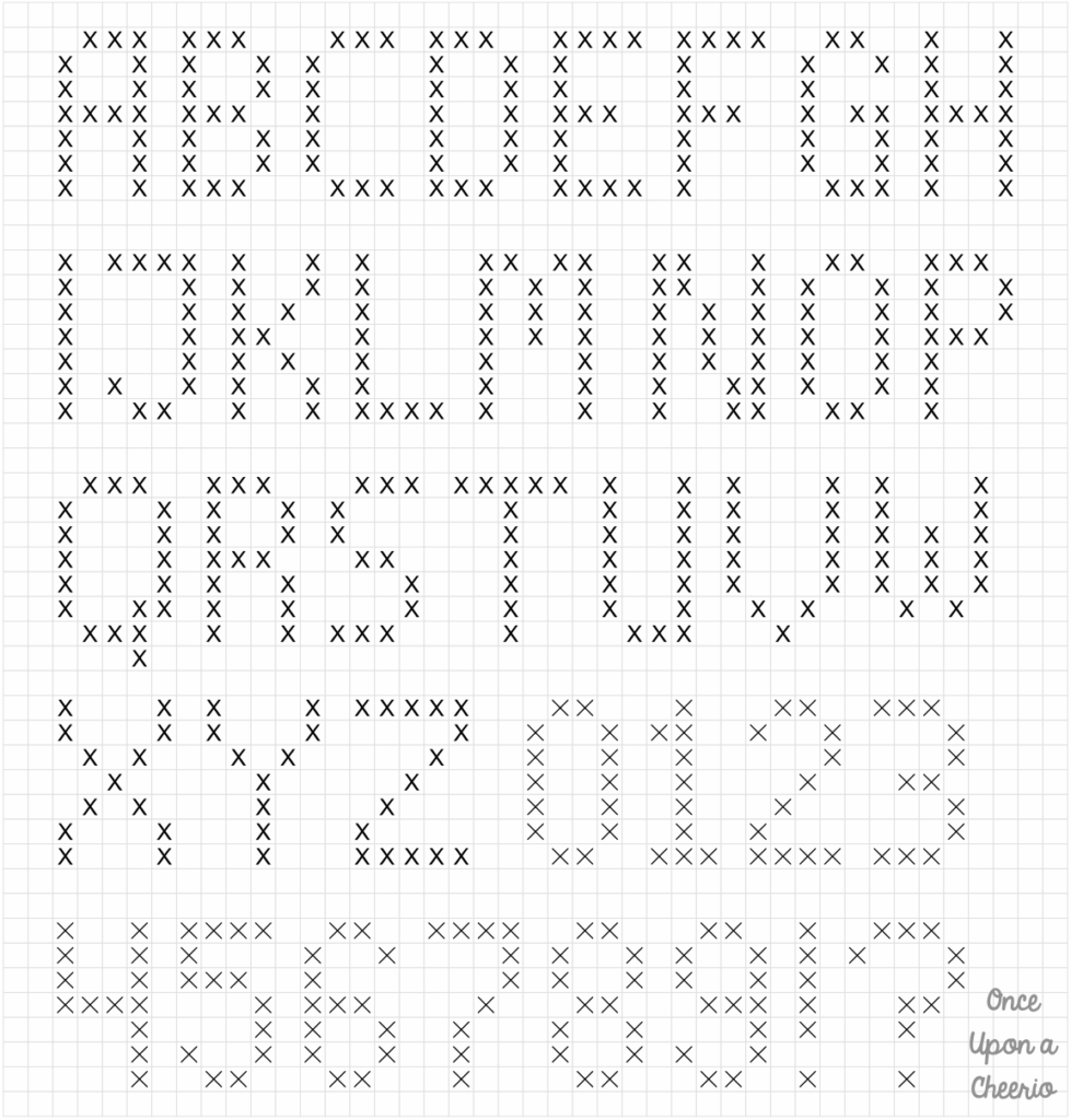 Cross Stitch Letters Template Cross Stitch Patterns Vrogue co