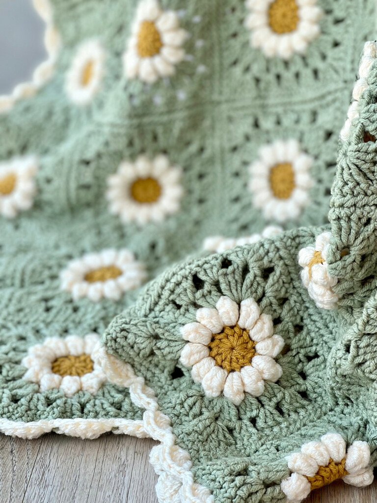 Daisy Granny Square Blanket Pattern Coronaforo