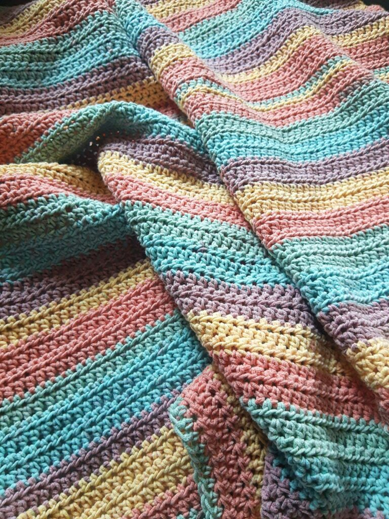 Double Crochet Stitch Blanket