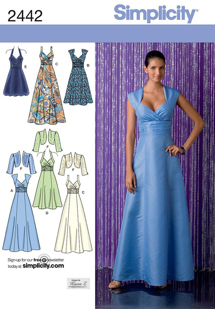 Dresses Evening Patterns Free Patterns