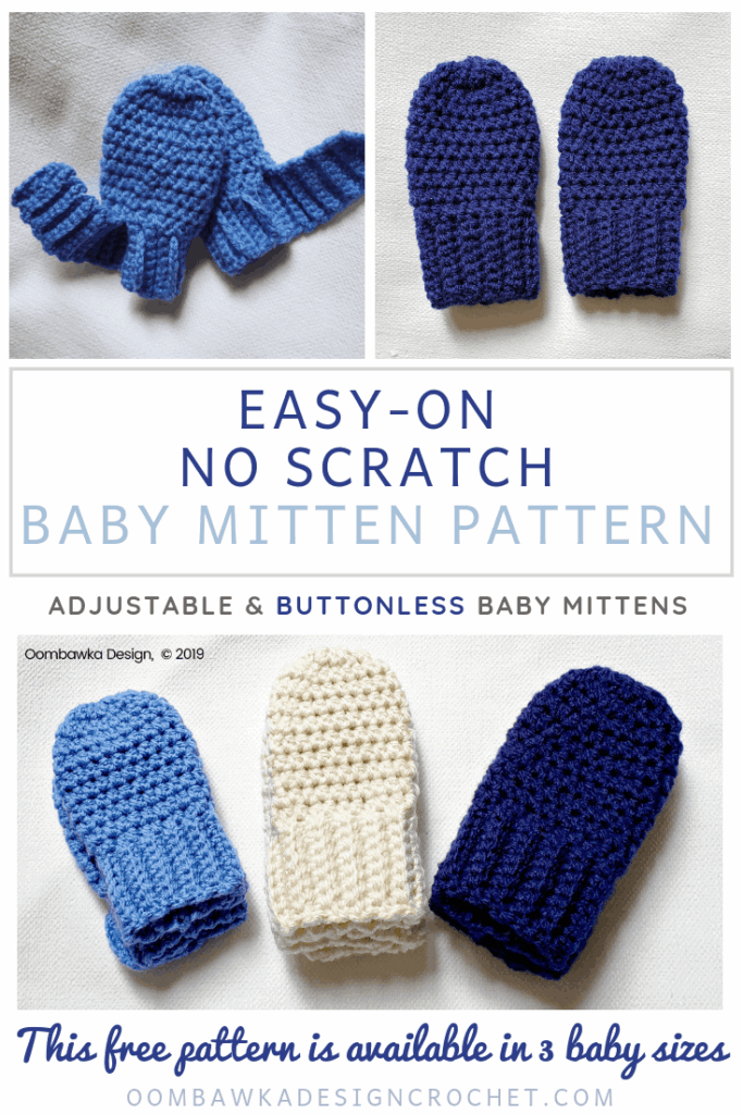 Easy Baby Mittens Crochet Pattern