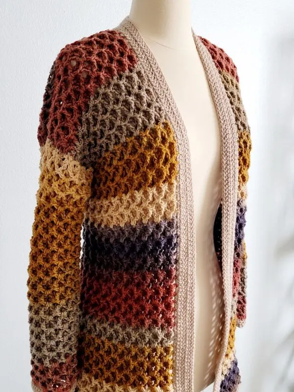 Easy Crochet Cardigan Pattern Free Fall Vibes Cardigan Crochet Dreamz