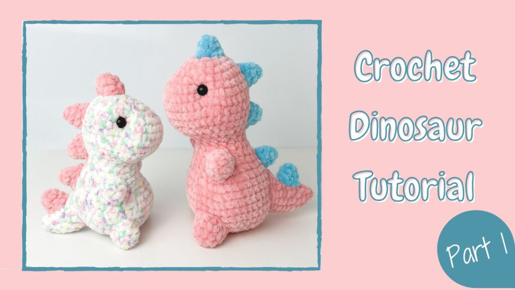 Easy Crochet Dinosaur T Rex TikTok Tutorial Part 1 Free Amigurumi 