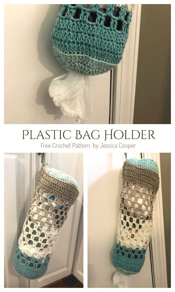 Easy Crochet Plastic Grocery Bag Holder Free Pattern Artofit