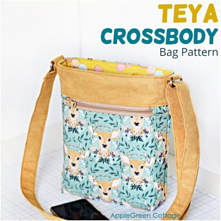 Easy Crossbyody Bag Pattern Free Cross Body Purse Patterns To Sew Clear 