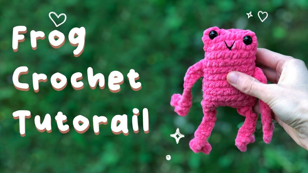 EASY Cute Leggy Frog Crochet Tutorial For Beginners NO SEW Crochet 