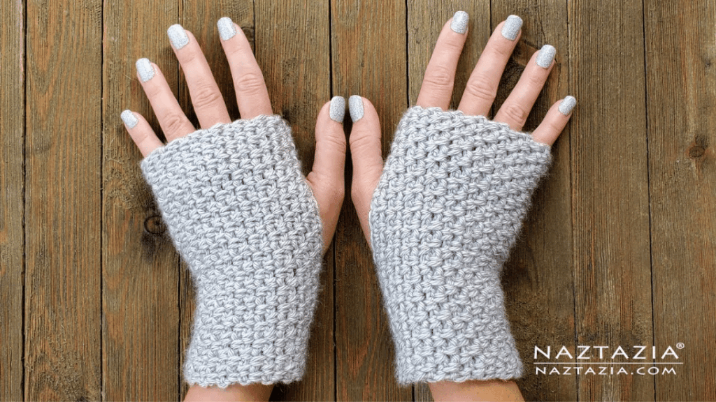 Easy Fingerless Gloves Crochet Tutorial DIY Joy