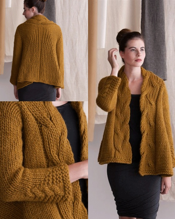Easy Knitting Pattern For Cardigan