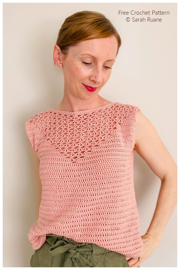 Easy Summer Top Free Crochet Patterns