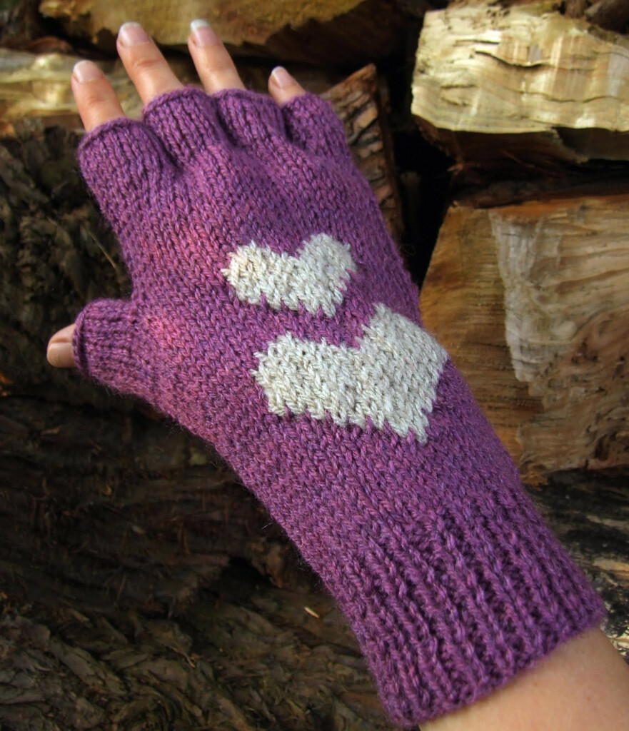 Fingerless Gloves Knitting Pattern A Knitting Blog