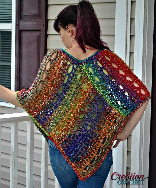 Flatter Your Figure With These Free Crochet Poncho Patterns