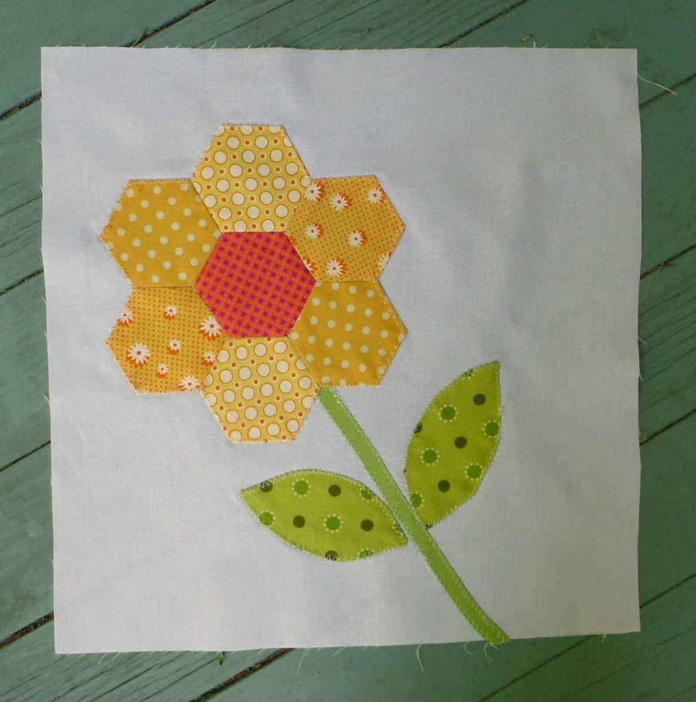 Flower Quilt Block Pattern Free QuiltBlockPatterns