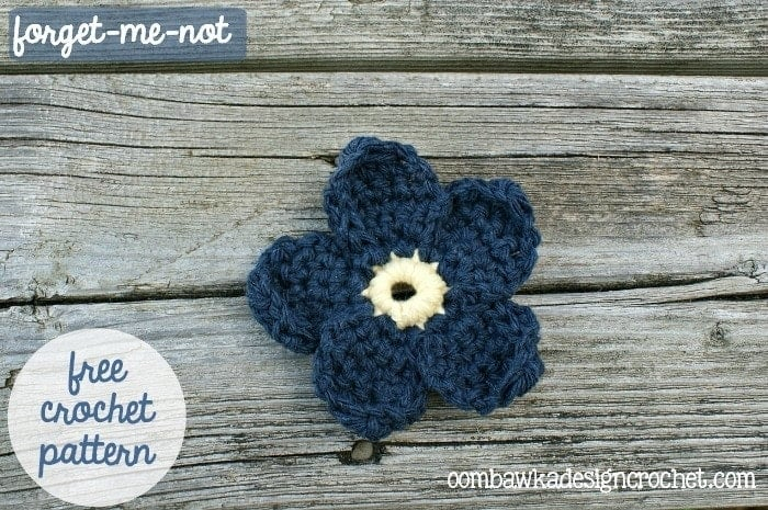 Forget Me Not Free Pattern Oombawka Design Crochet