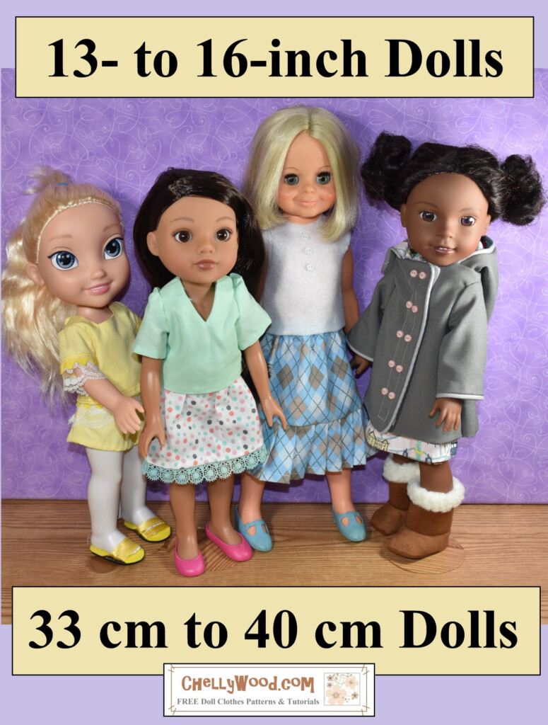 Free 13 Inch 14 Inch 15 Inch 16 Inch Doll Clothes Patterns At 