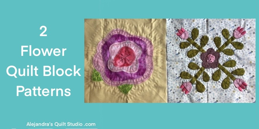 Free Applique Flower Quilt Block Patterns Best Flower Site