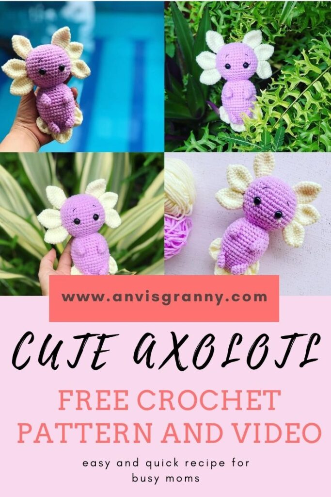 FREE AXOLOTL CROCHET PATTERN