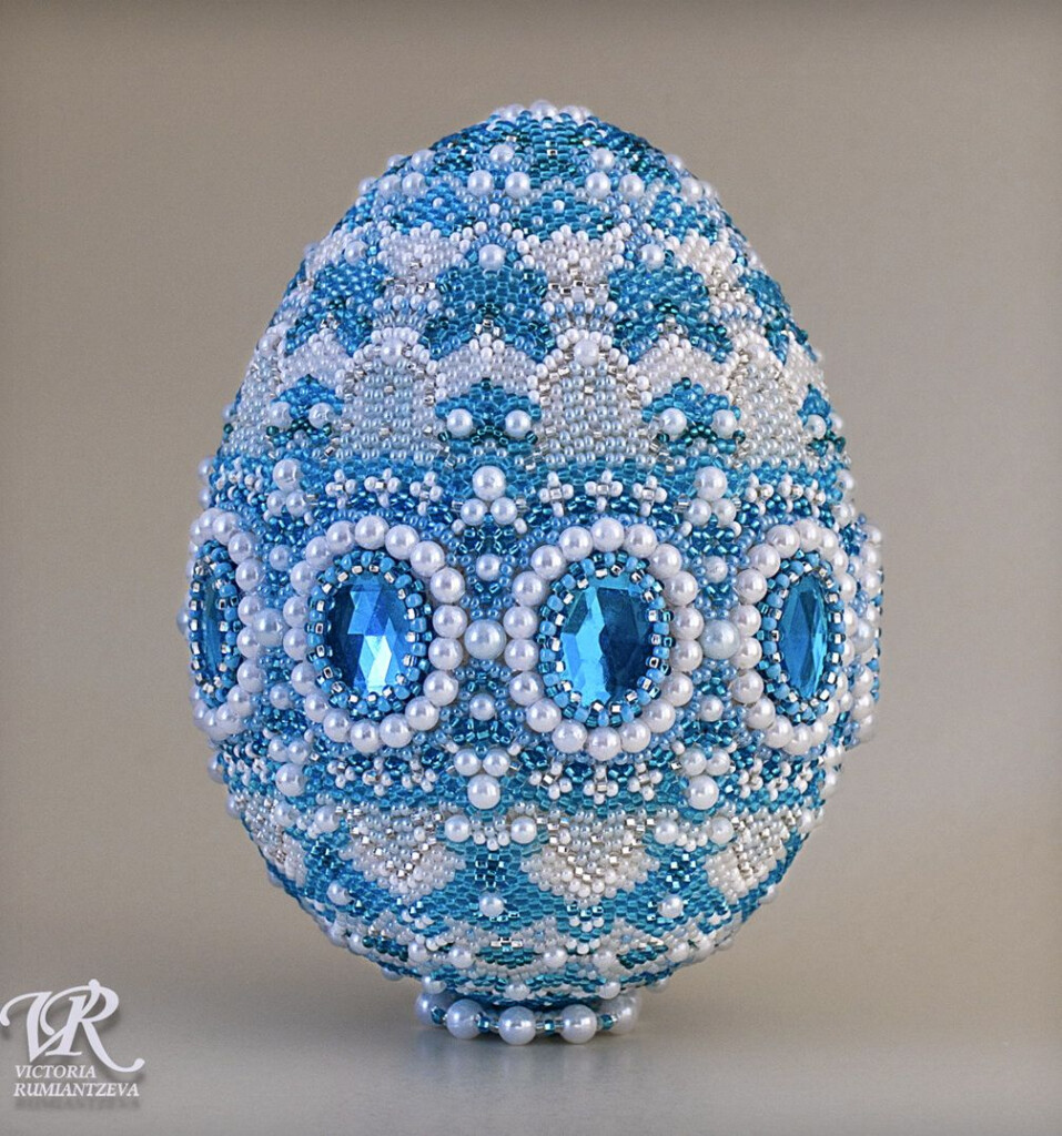 Free Beaded Easter Egg Patterns Learn How To Make Colorfully Striped 