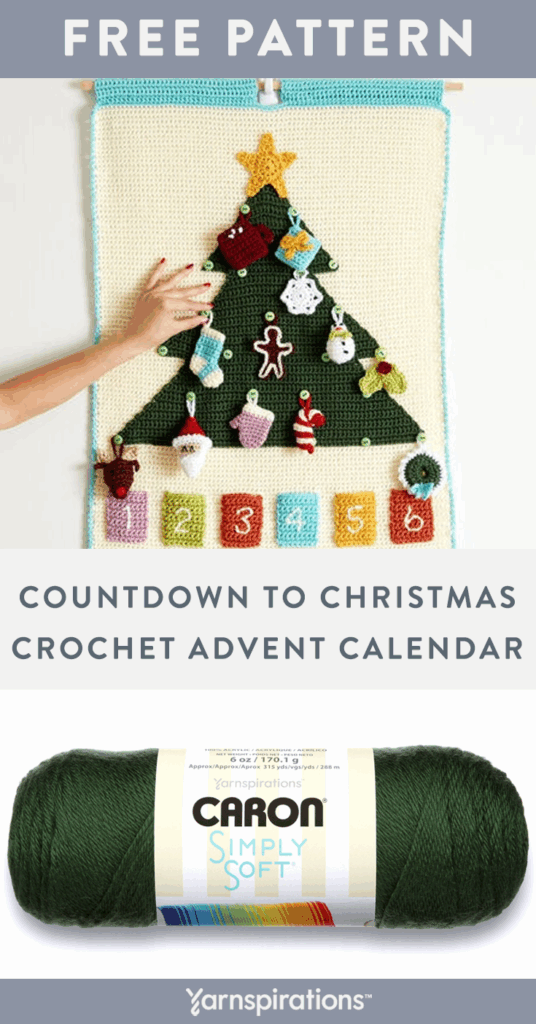 Free Caron Countdown To Christmas Advent Calendar Crochet Pattern