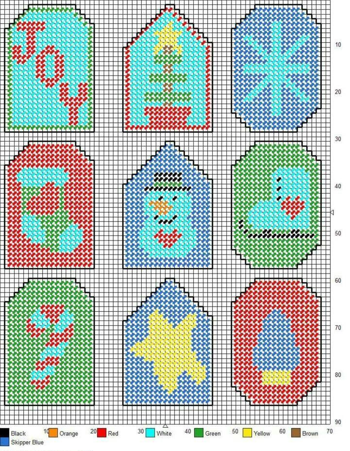 Free Christmas Plastic Canvas Patterns Add One To Start The 