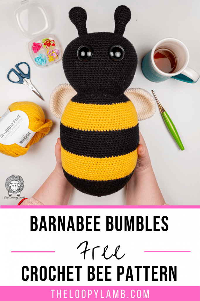 Free Crochet Bee Pattern Amigurumi Bumble Bee The Loopy Lamb